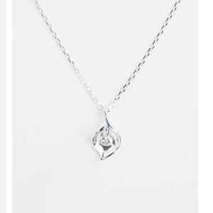 J. Jill compassion fund sterling silver lily necklace